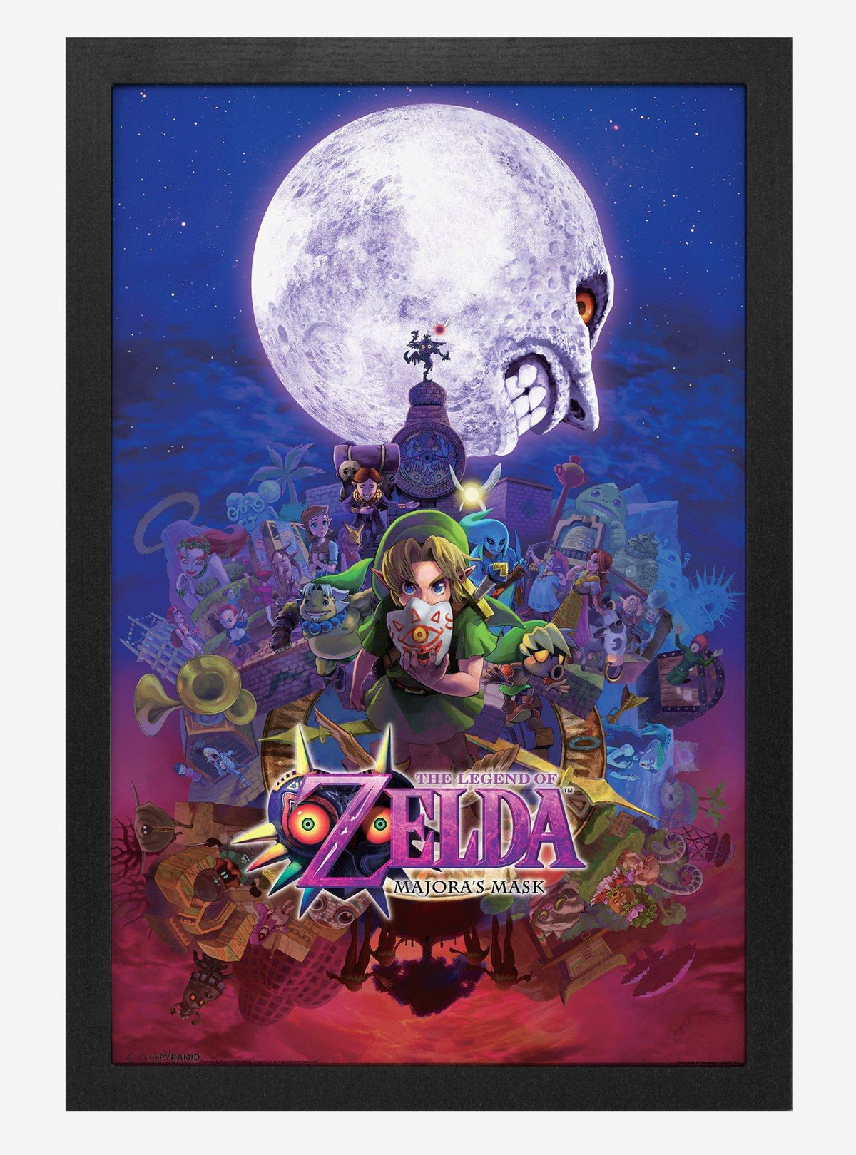 Cuadro enmarcado The Legend of Zelda: Majora’s Mask