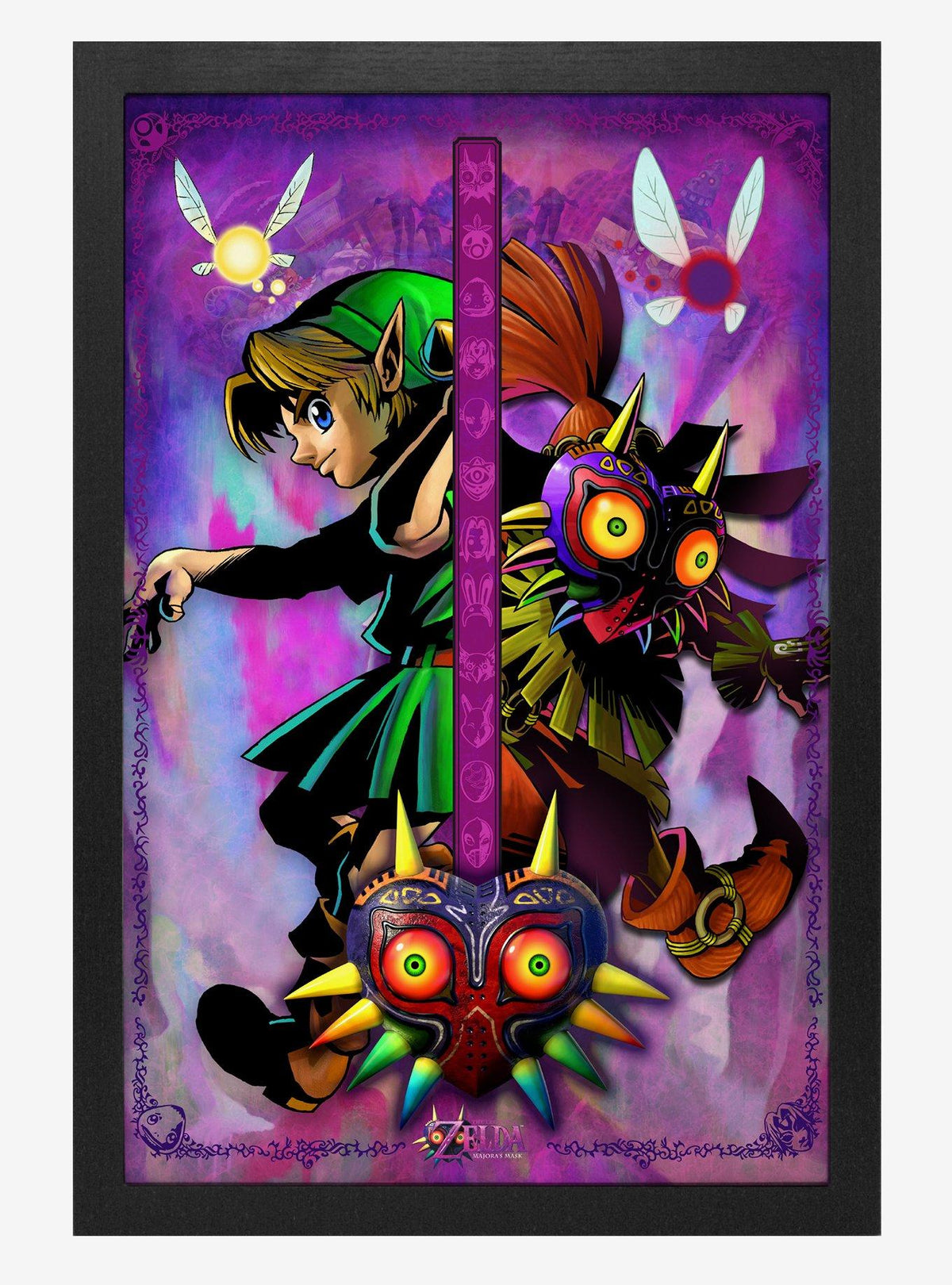 Cuadro enmarcado The Legend of Zelda: Majora Spilt