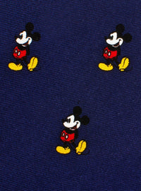 Corbata juvenil clásica con cierre de Mickey Mouse