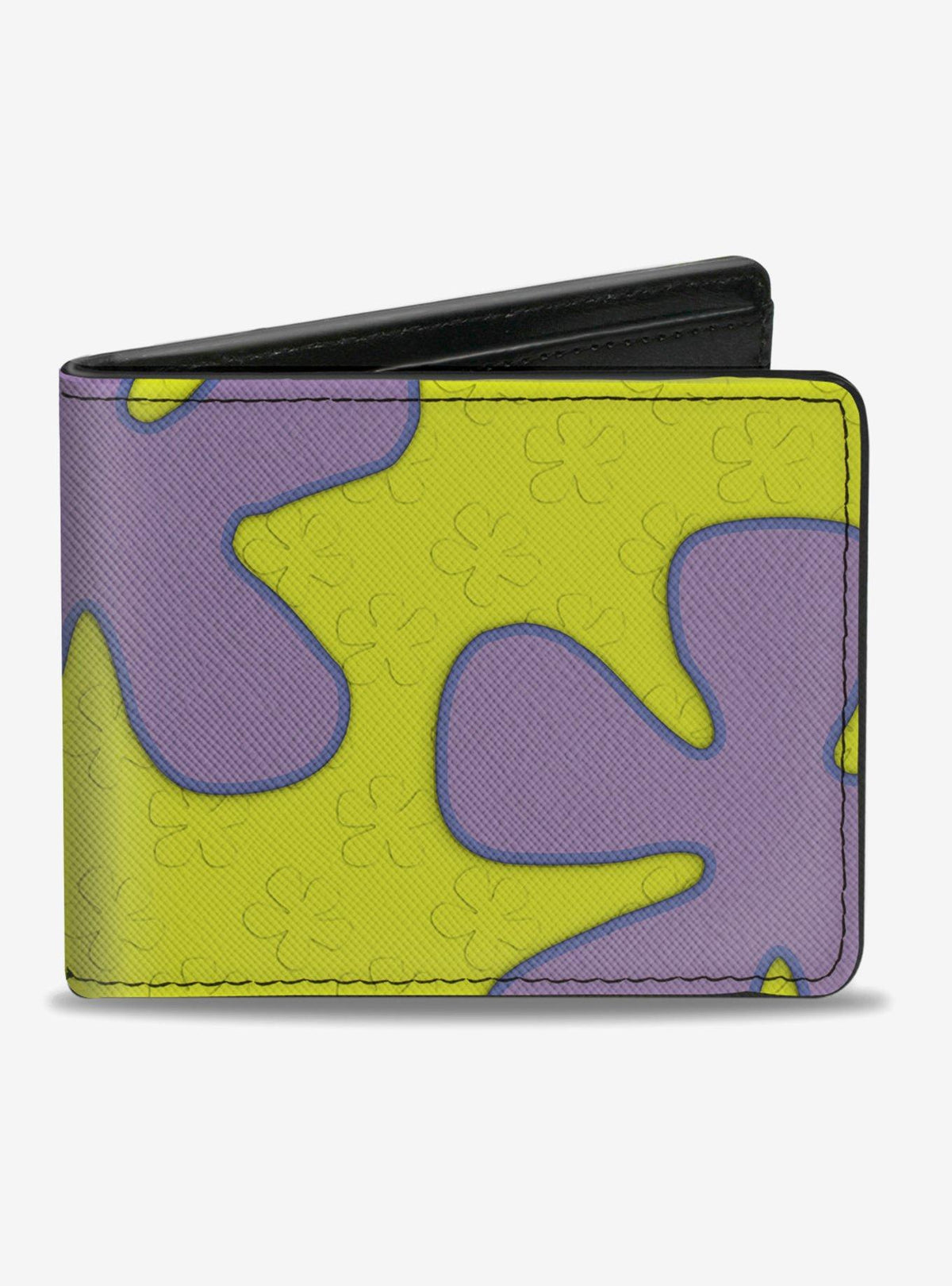 Billetera bifold de Patrick con nube de flores