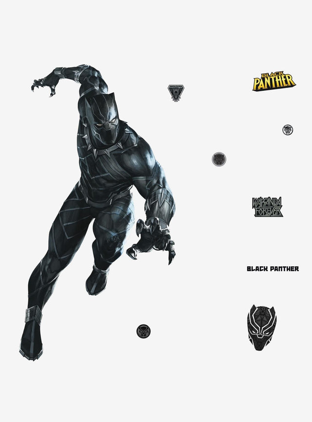 Adhesivos murales gigantes de Black Panther