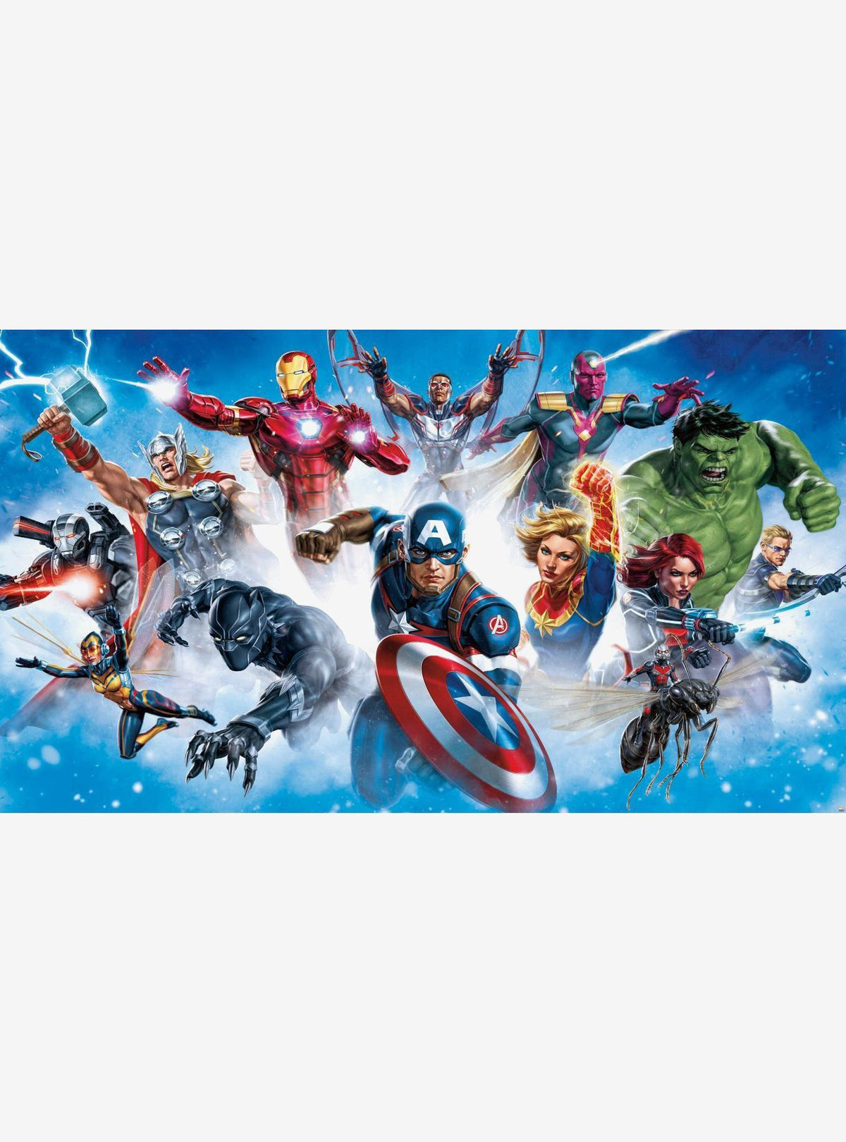 Mural adhesivo Marvel Avengers