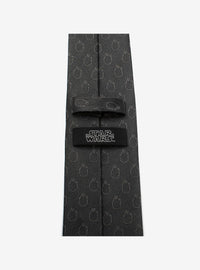 Corbata gris de Star Wars con el Halcón Milenario