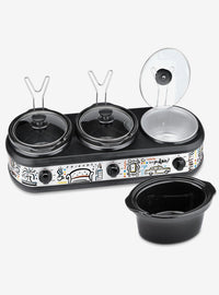 Calentador de buffet triple Friends