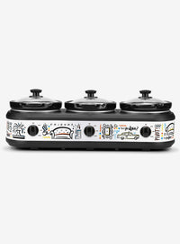 Calentador de buffet triple Friends