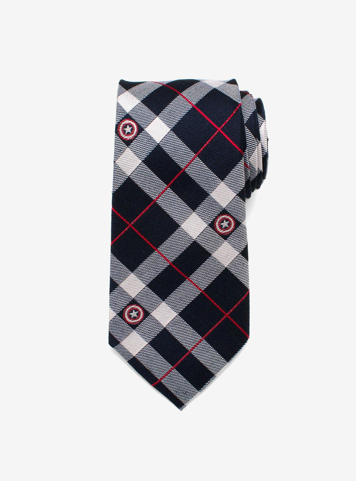 Corbata azul a cuadros de Capitán América