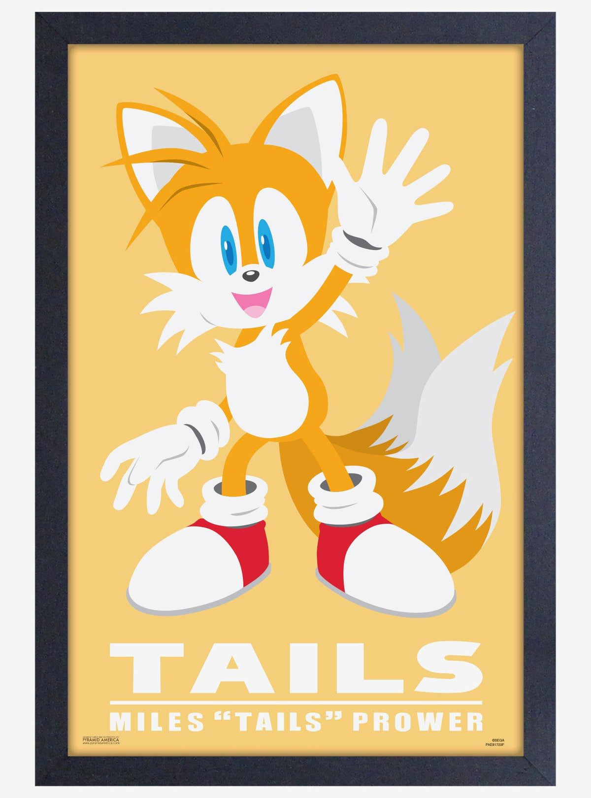 Póster enmarcado de Tails - Sonic the Hedgehog