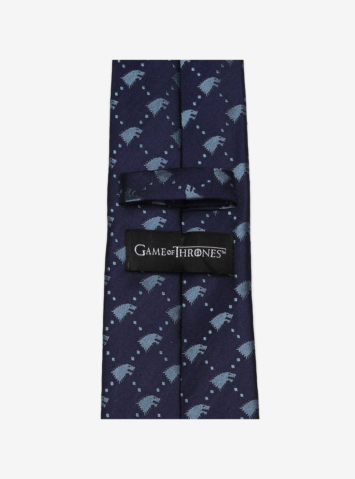 Corbata Stark de Game of Thrones con huargos
