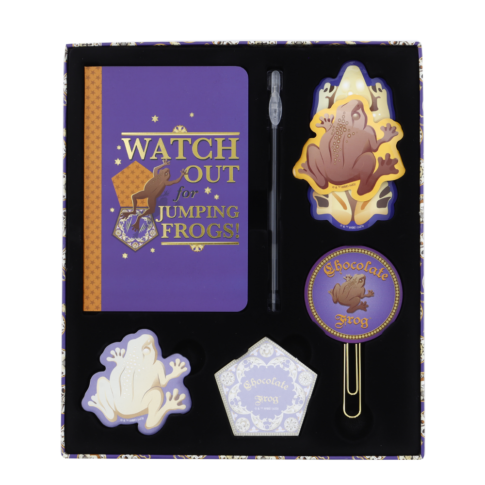 Set de papelería Chocolate Frog