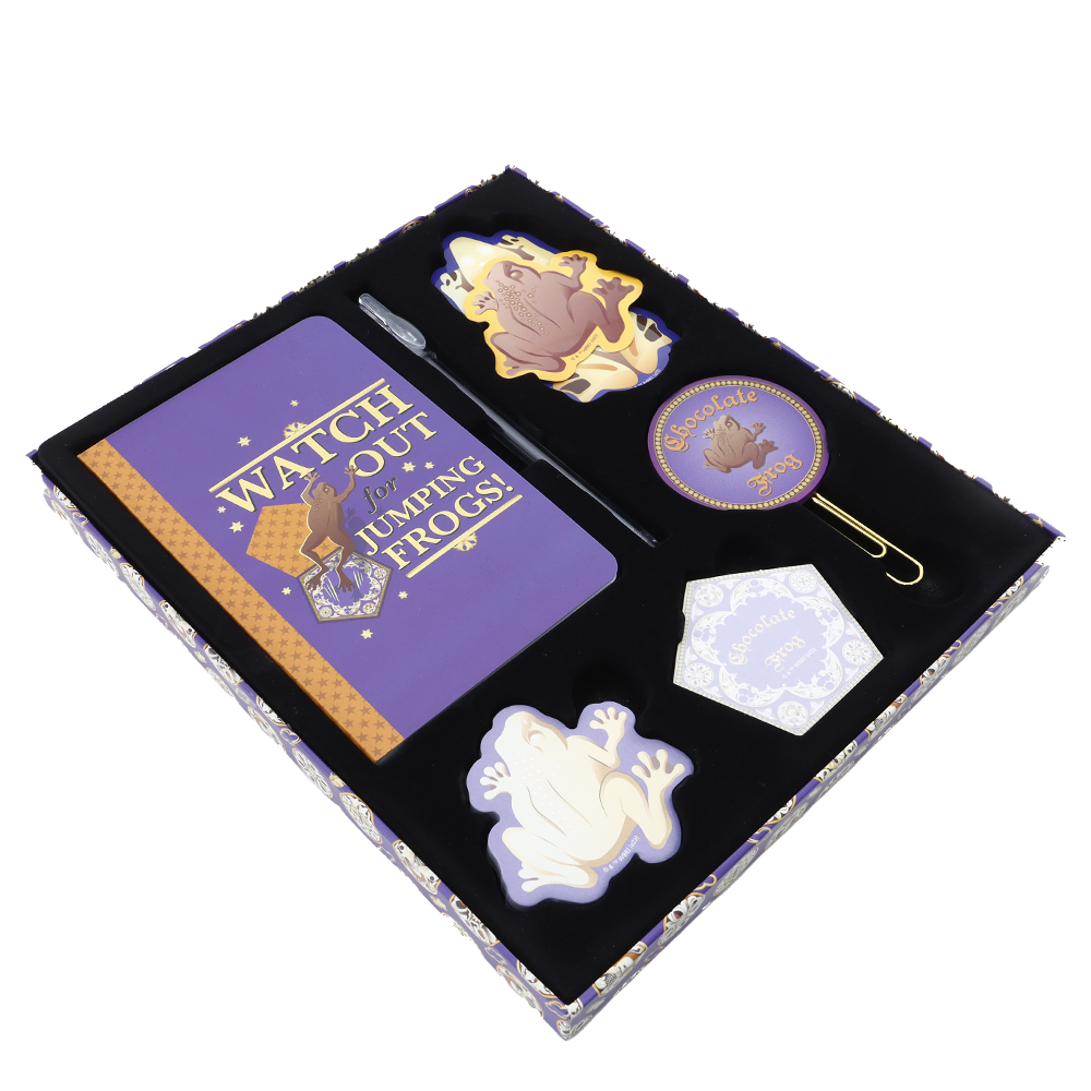 Set de papelería Chocolate Frog
