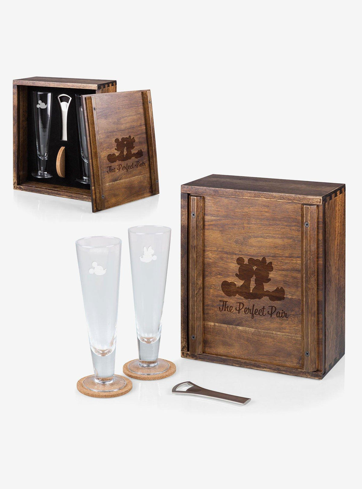 Set de vasos Disney Mickey Mouse y Minnie Mouse