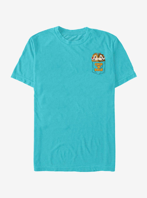 Polera Disney Chip and Dale con bolsillo falso