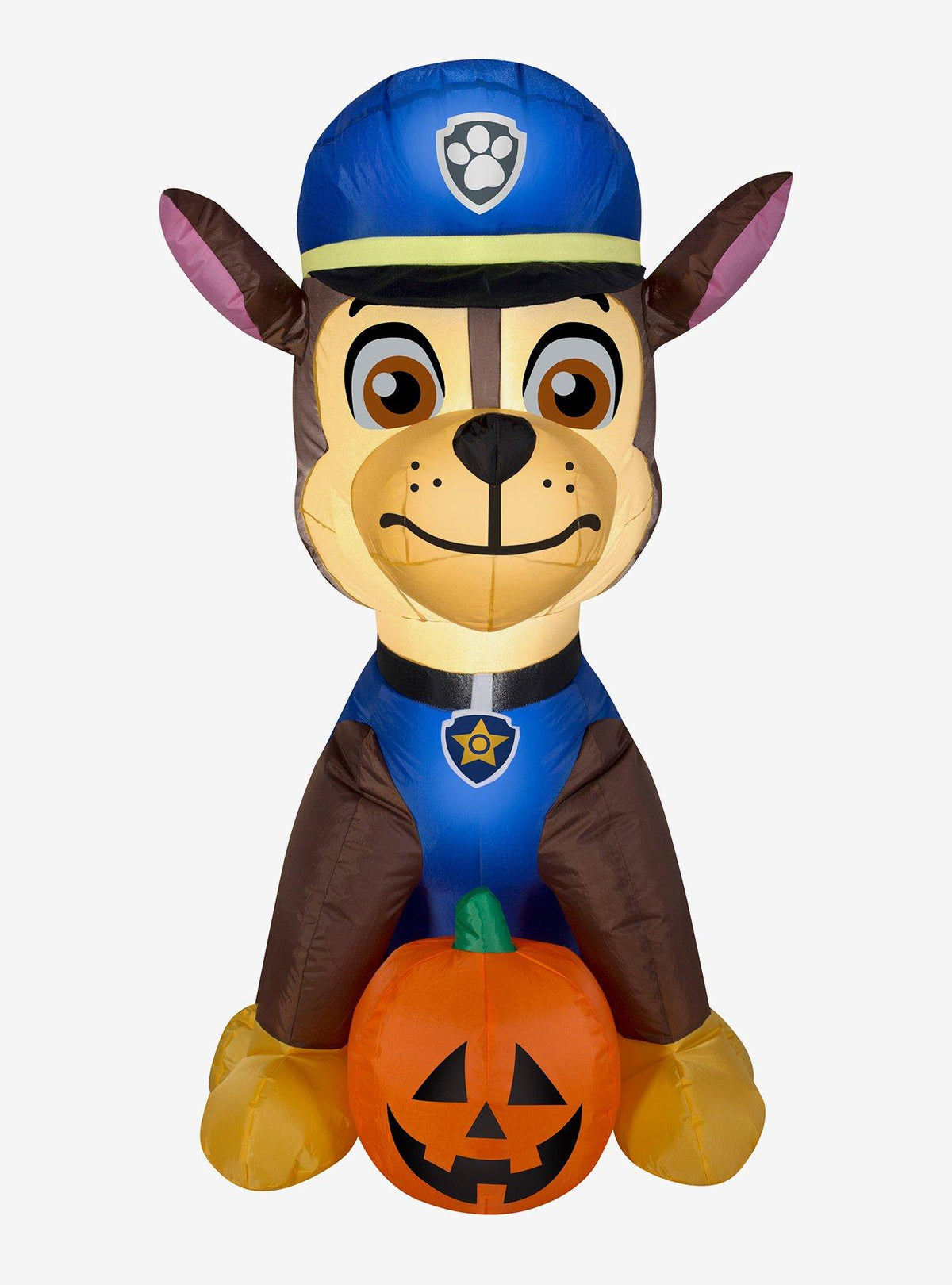 Inflable de Chase de Paw Patrol con calabaza