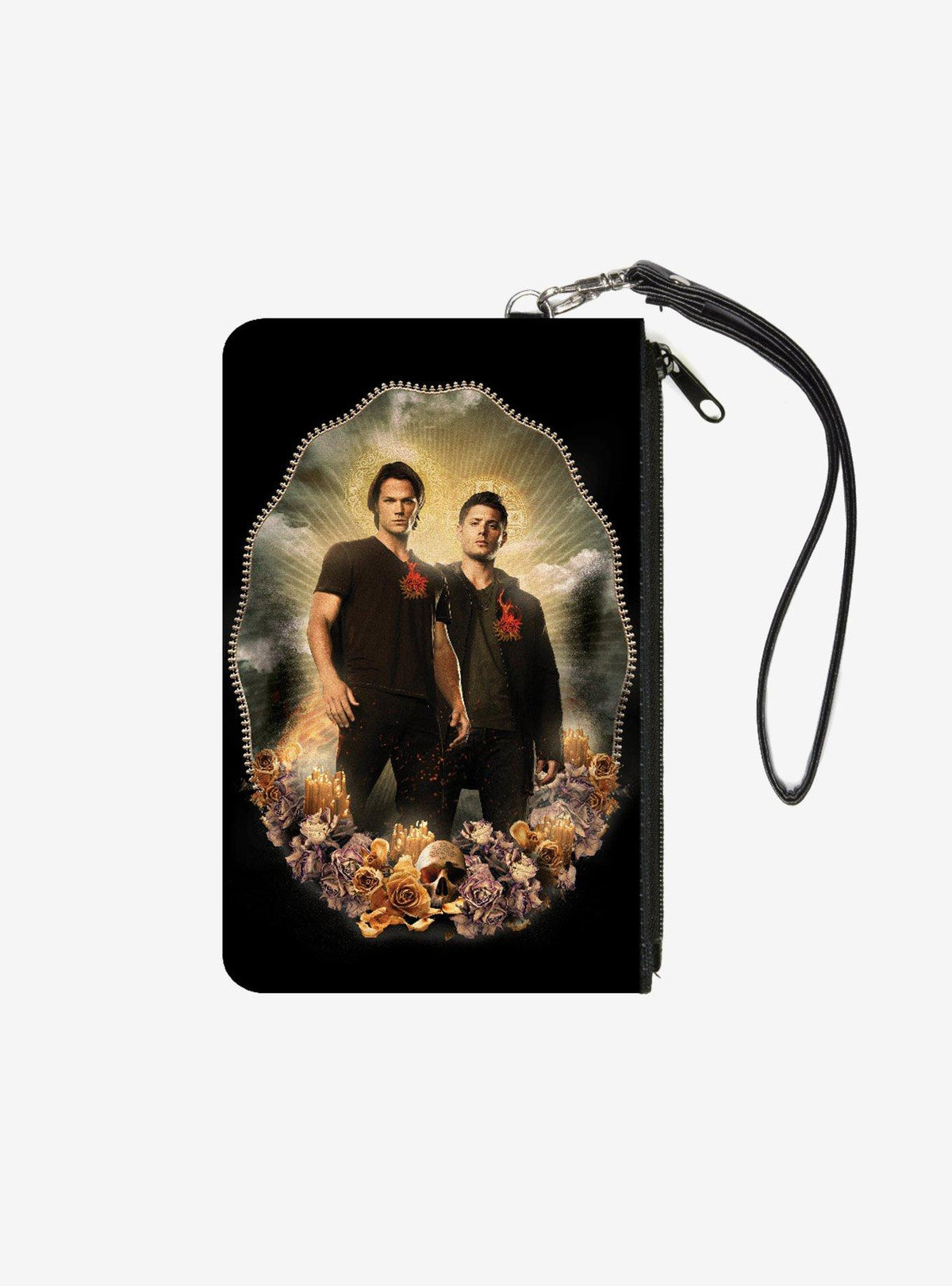Billetera clutch con cierre Supernatural: Sam y Dean