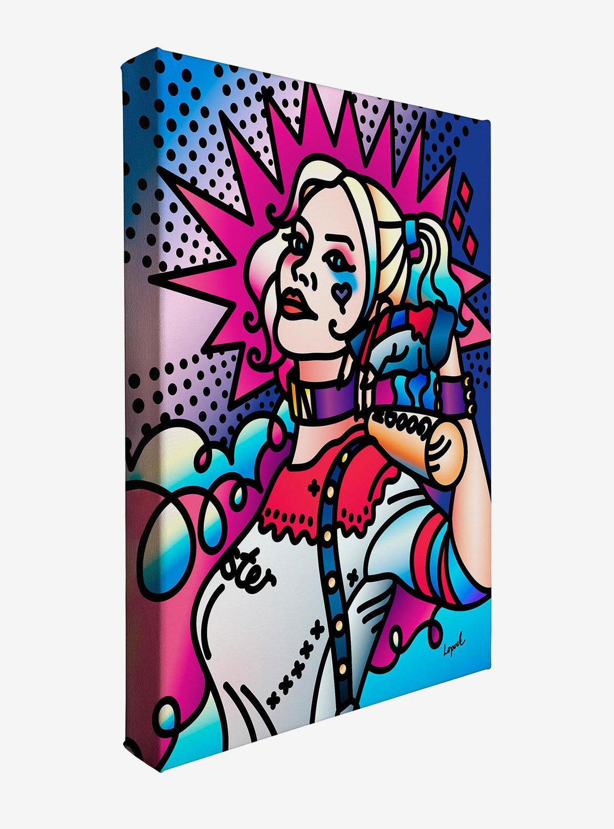Cuadro en lienzo de Harley Quinn por Lisa Lopuck