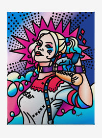 Cuadro en lienzo de Harley Quinn por Lisa Lopuck