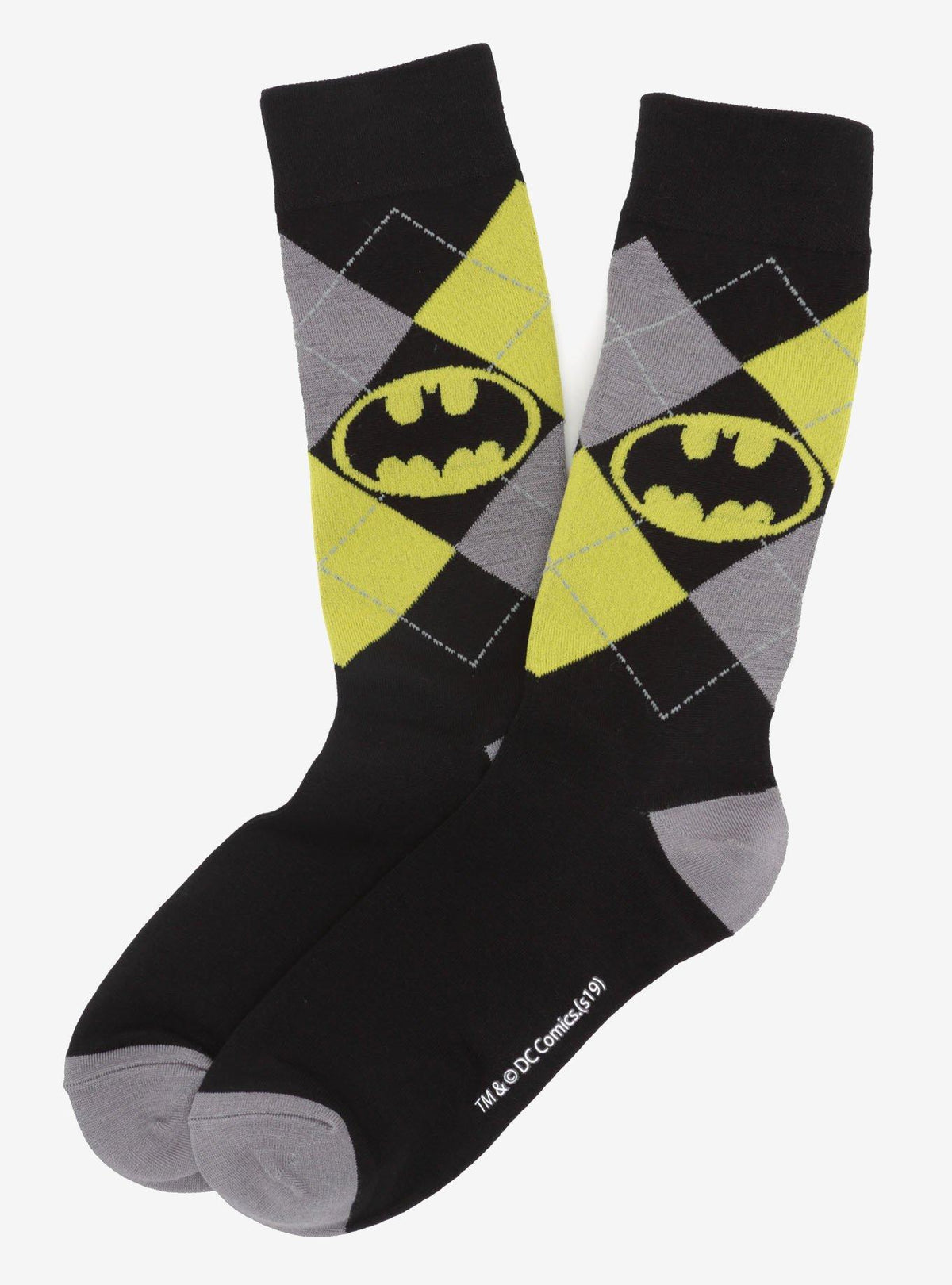 Calcetines clásicos argyle de Batman