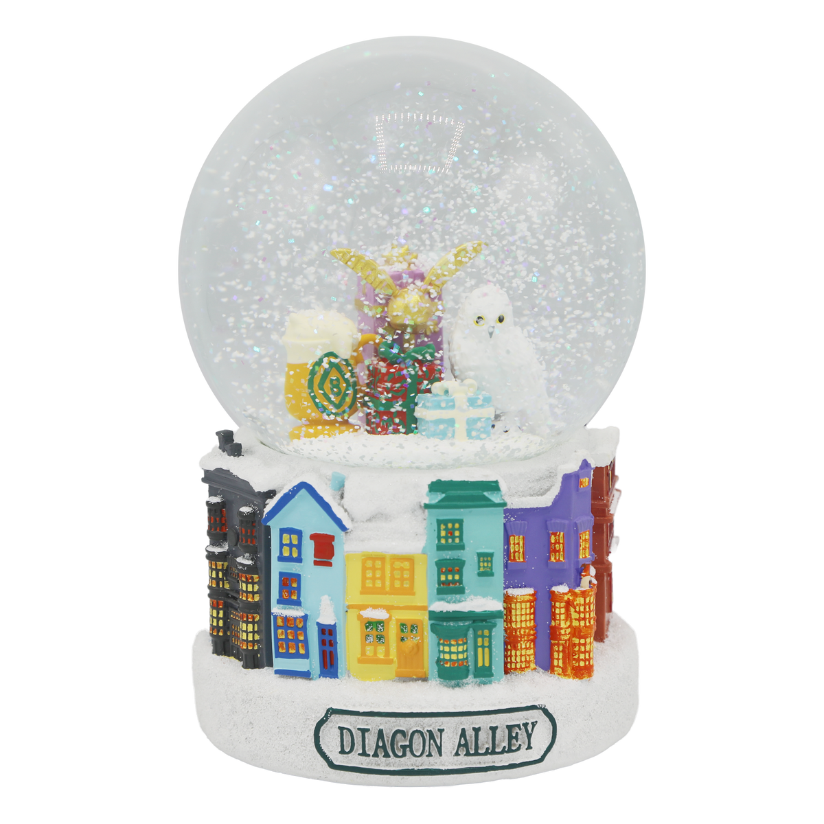 Bola de nieve navideña de Diagon Alley