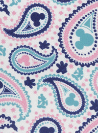 Corbata delgada paisley de Mickey Mouse
