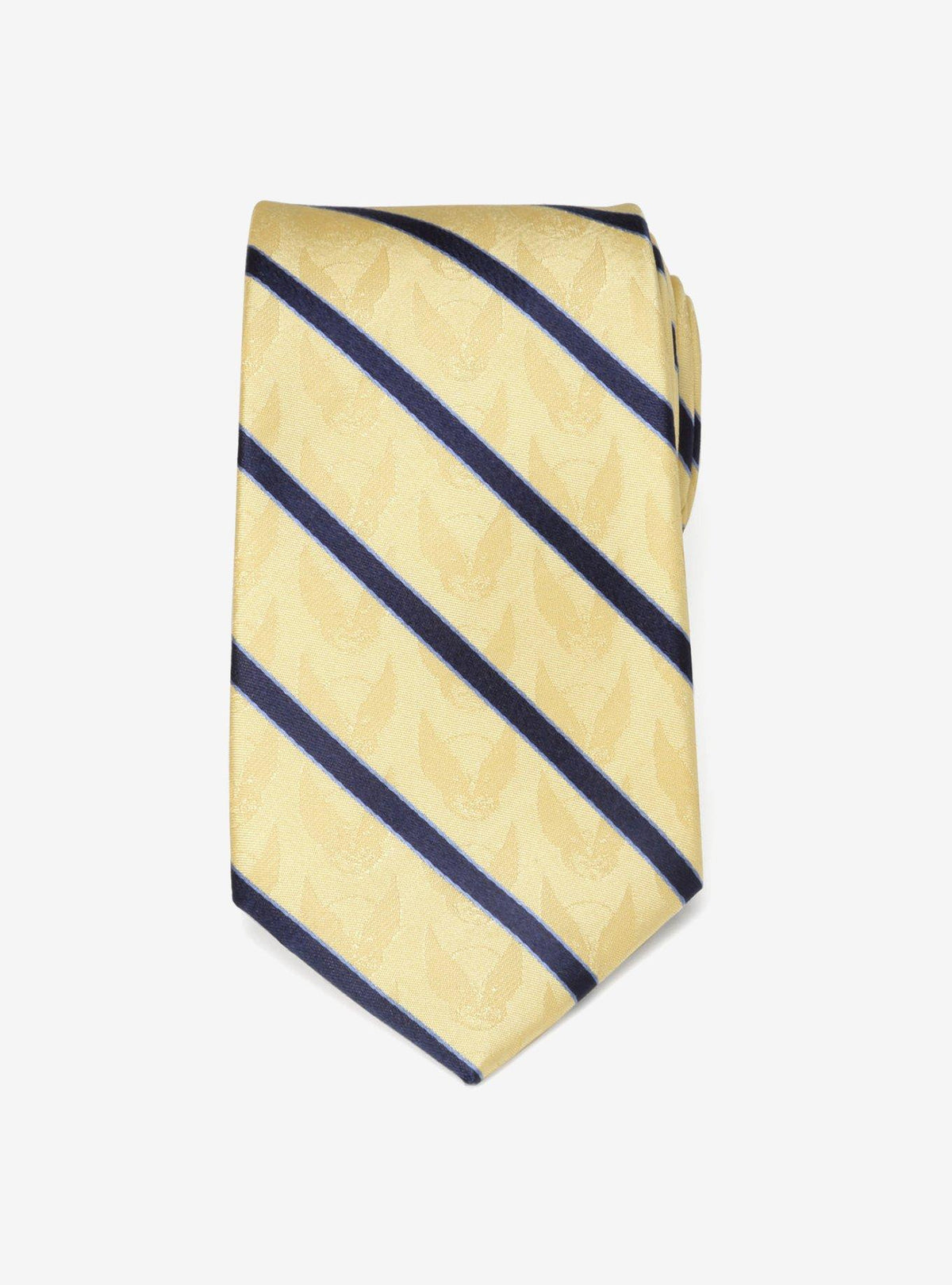 Corbata Marvel Wolverine amarilla y azul marino