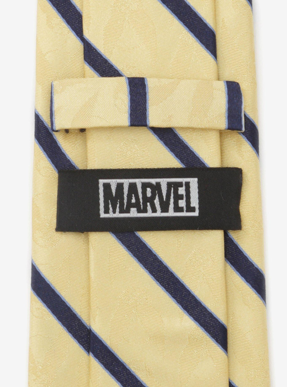 Corbata Marvel Wolverine amarilla y azul marino