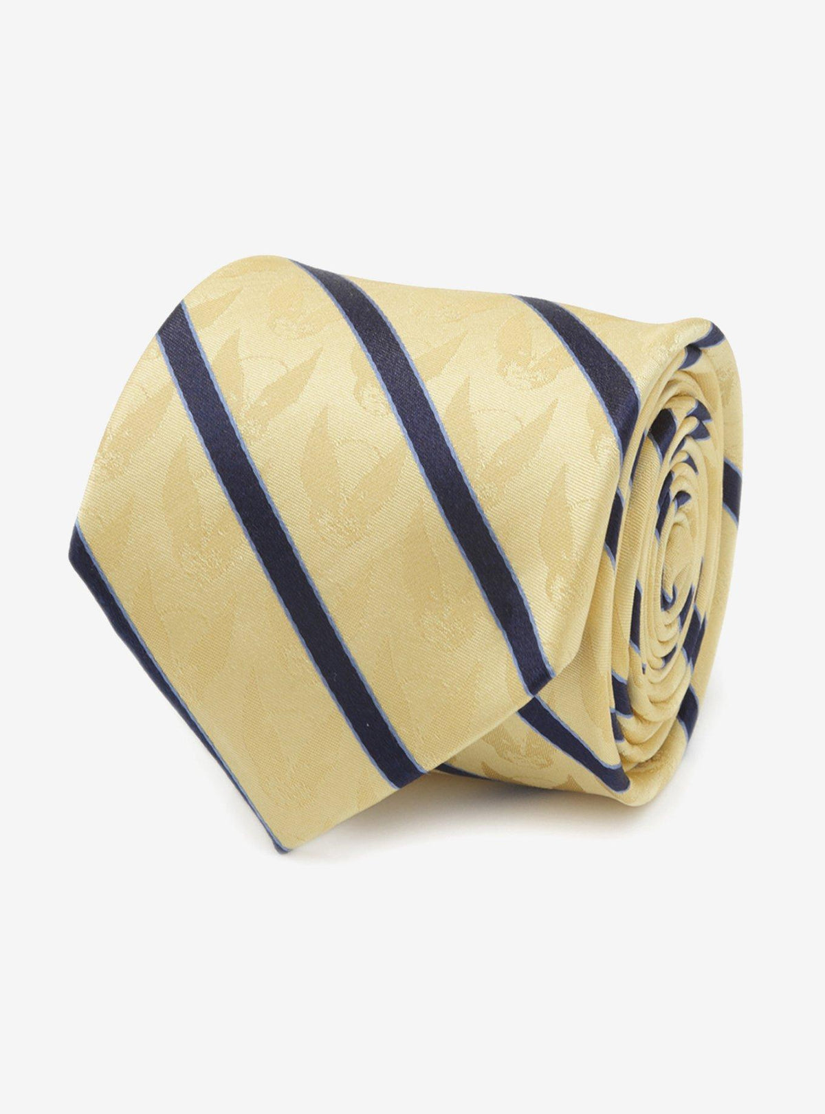 Corbata Marvel Wolverine amarilla y azul marino