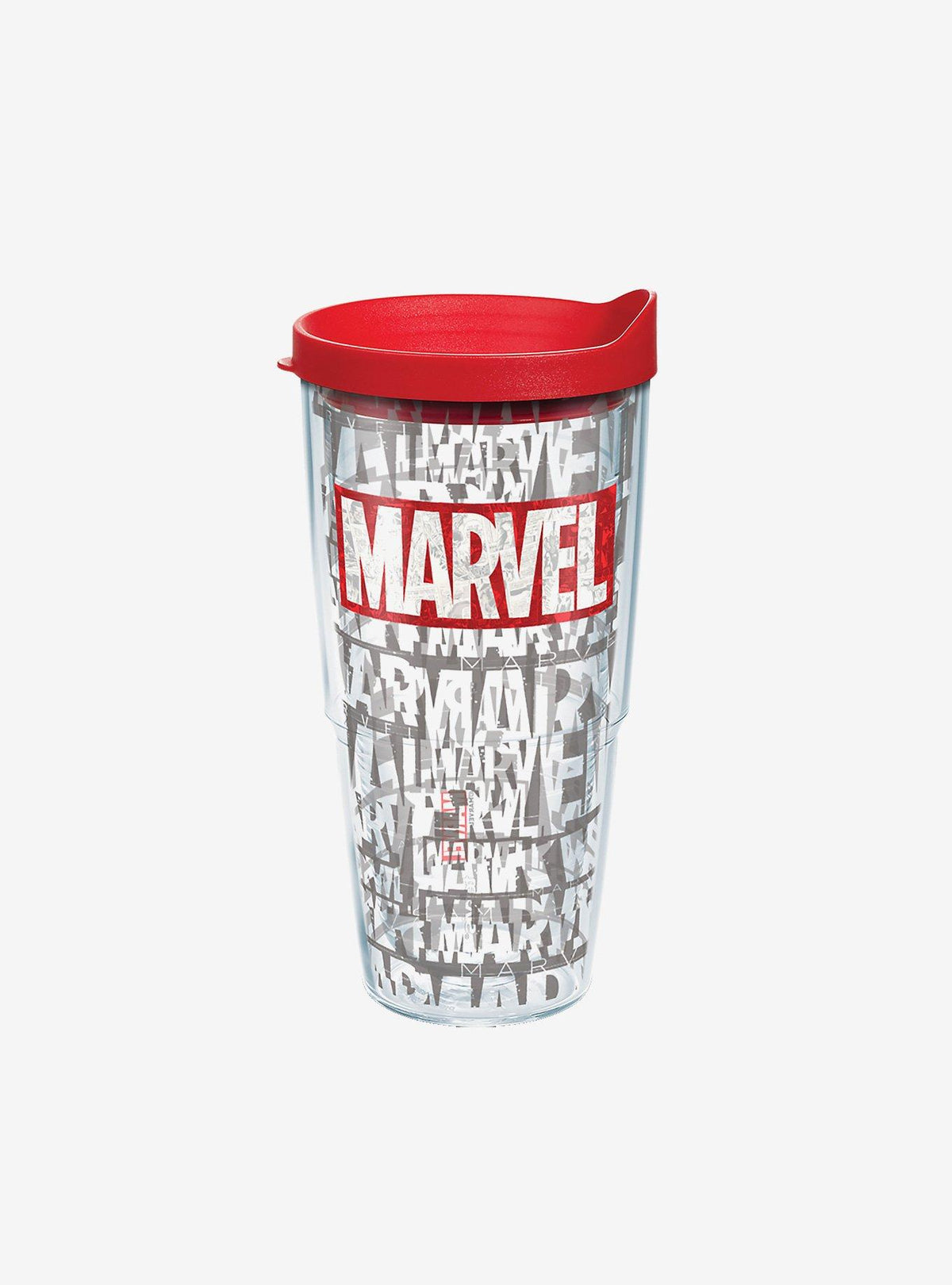 Vaso Marvel de 710 ml con tapa
