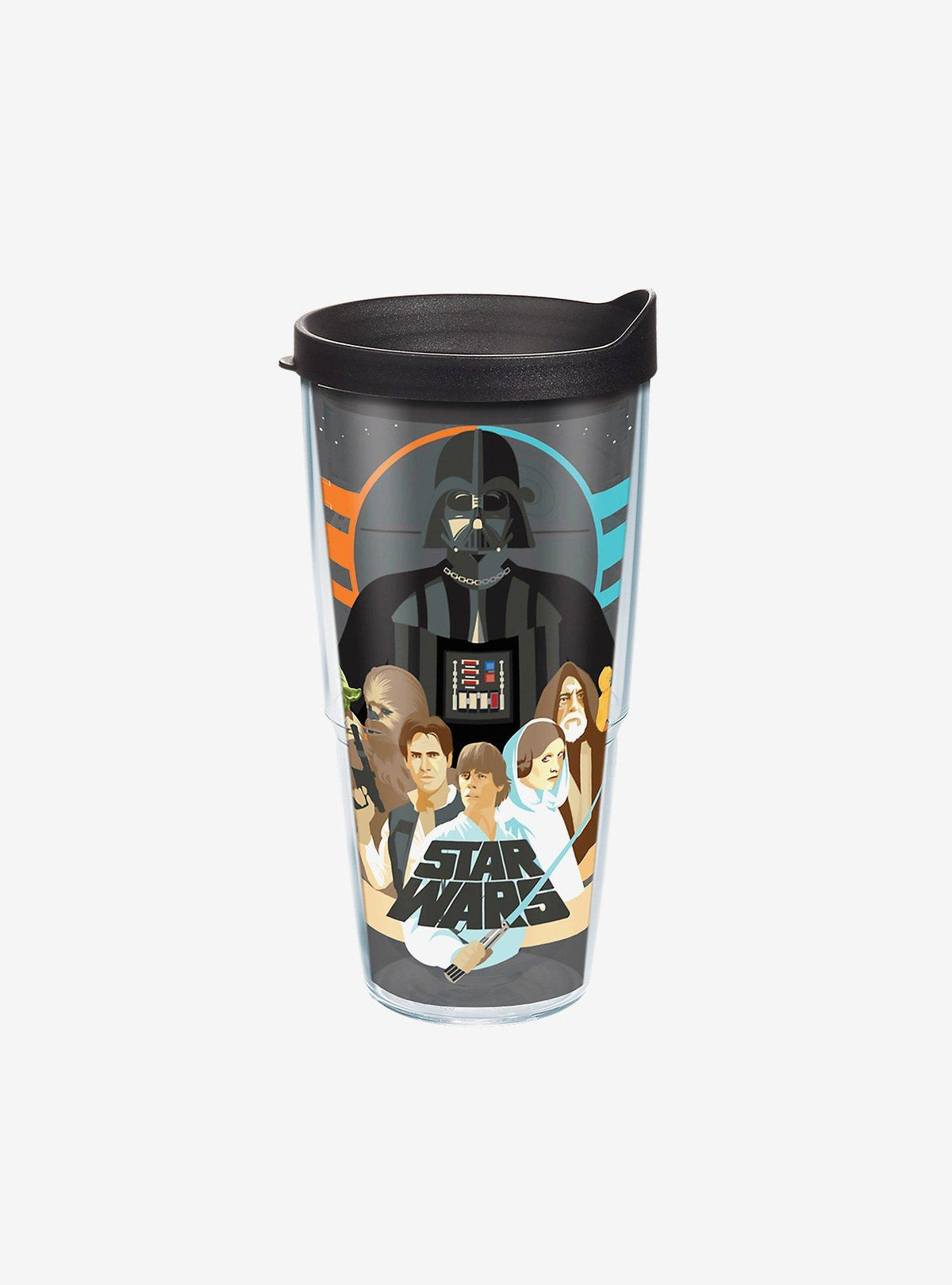 Vaso Star Wars Classic Group de 24 oz con tapa