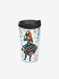 Vaso con tapa de Alicia en el País de las Maravillas
