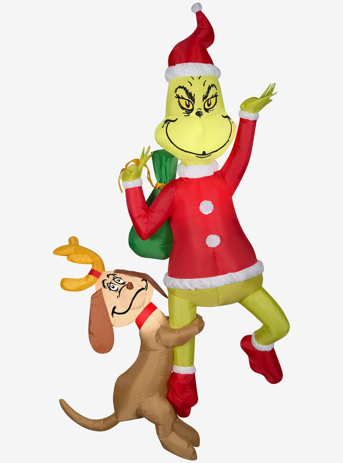 Inflable colgante del Grinch con Max