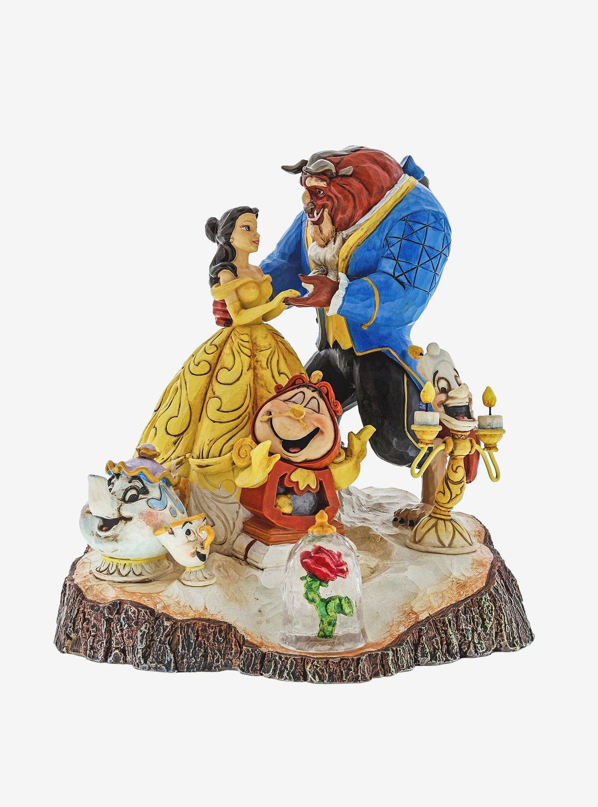 Figura Disney La Bella y la Bestia Carved by Heart