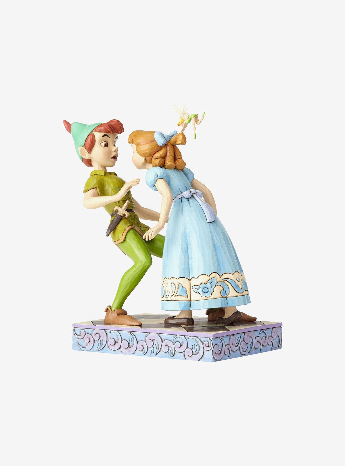 Figura Disney de Peter Pan, Wendy y Campanita