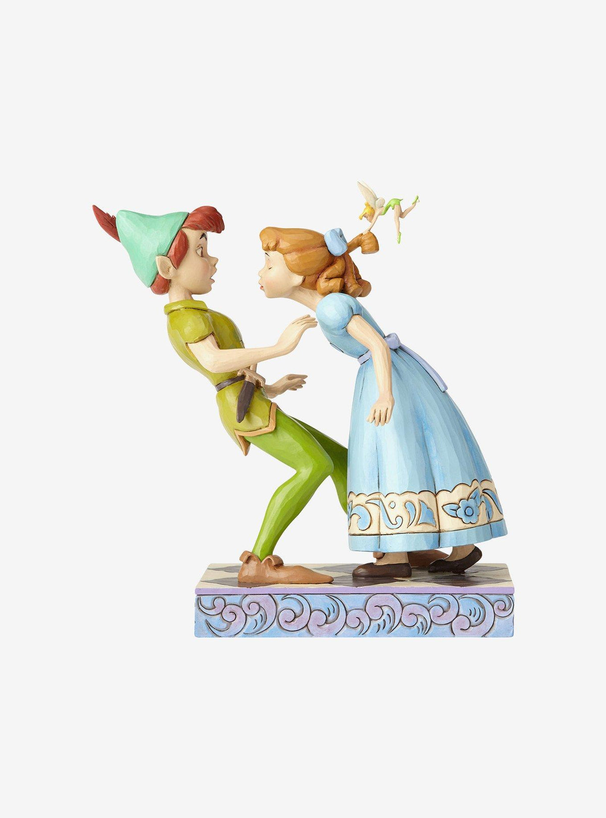 Figura Disney de Peter Pan, Wendy y Campanita