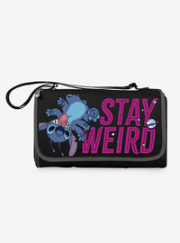 Manta de exterior negra Disney Lilo & Stitch Stay Weird