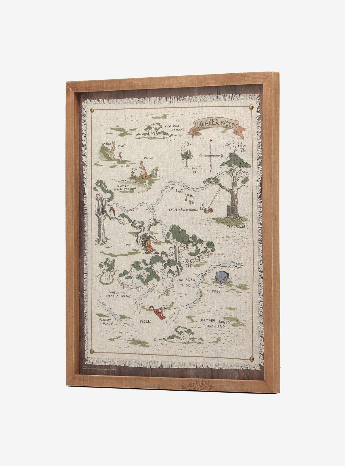 Cuadro enmarcado de Winnie the Pooh y el Bosque de los Cien Acres