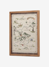 Cuadro enmarcado de Winnie the Pooh y el Bosque de los Cien Acres