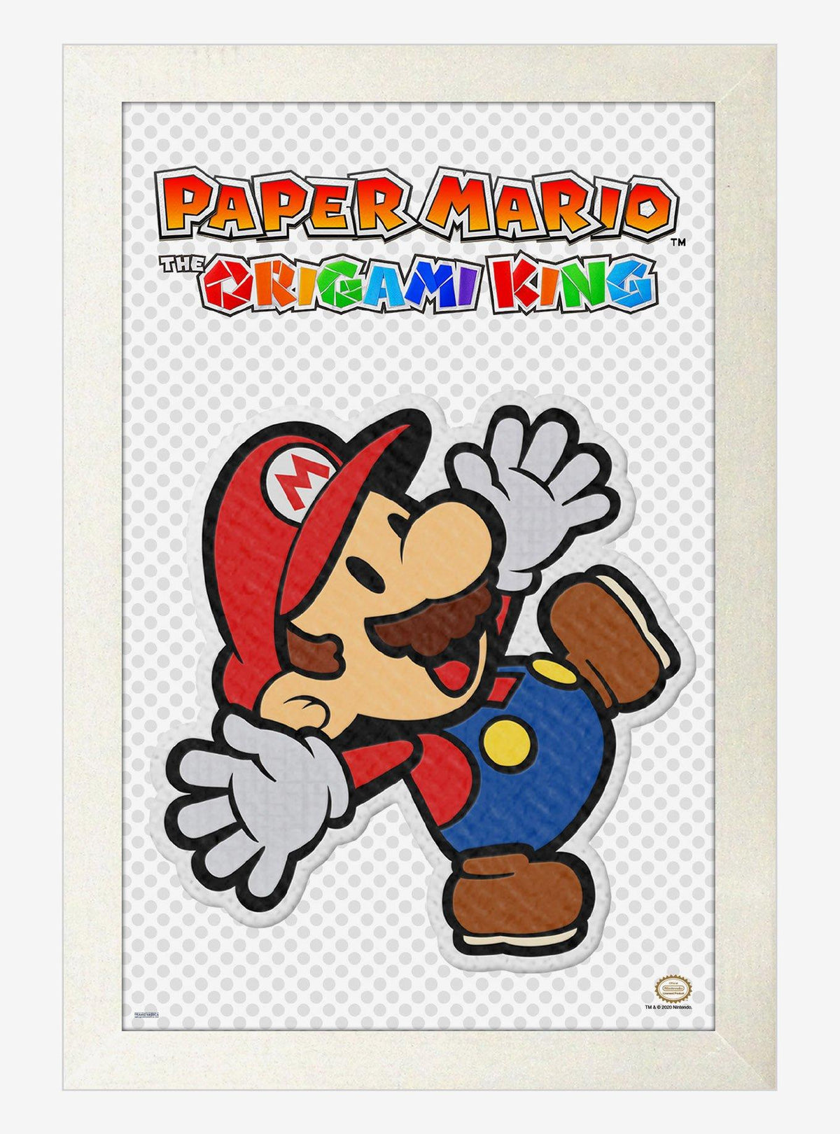 Póster enmarcado de Paper Mario
