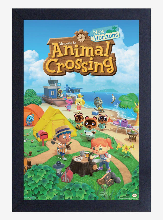 Animal Crossing: New Horizons: Cuadro enmarcado de madera