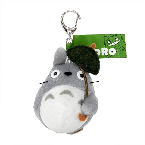 Llavero de peluche Totoro con paraguas