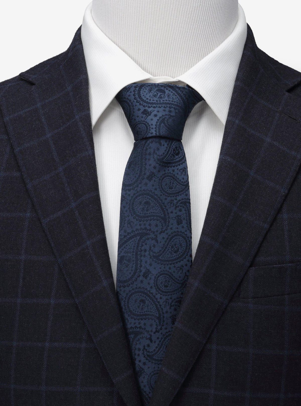 Corbata paisley azul marino de The Child - Star Wars