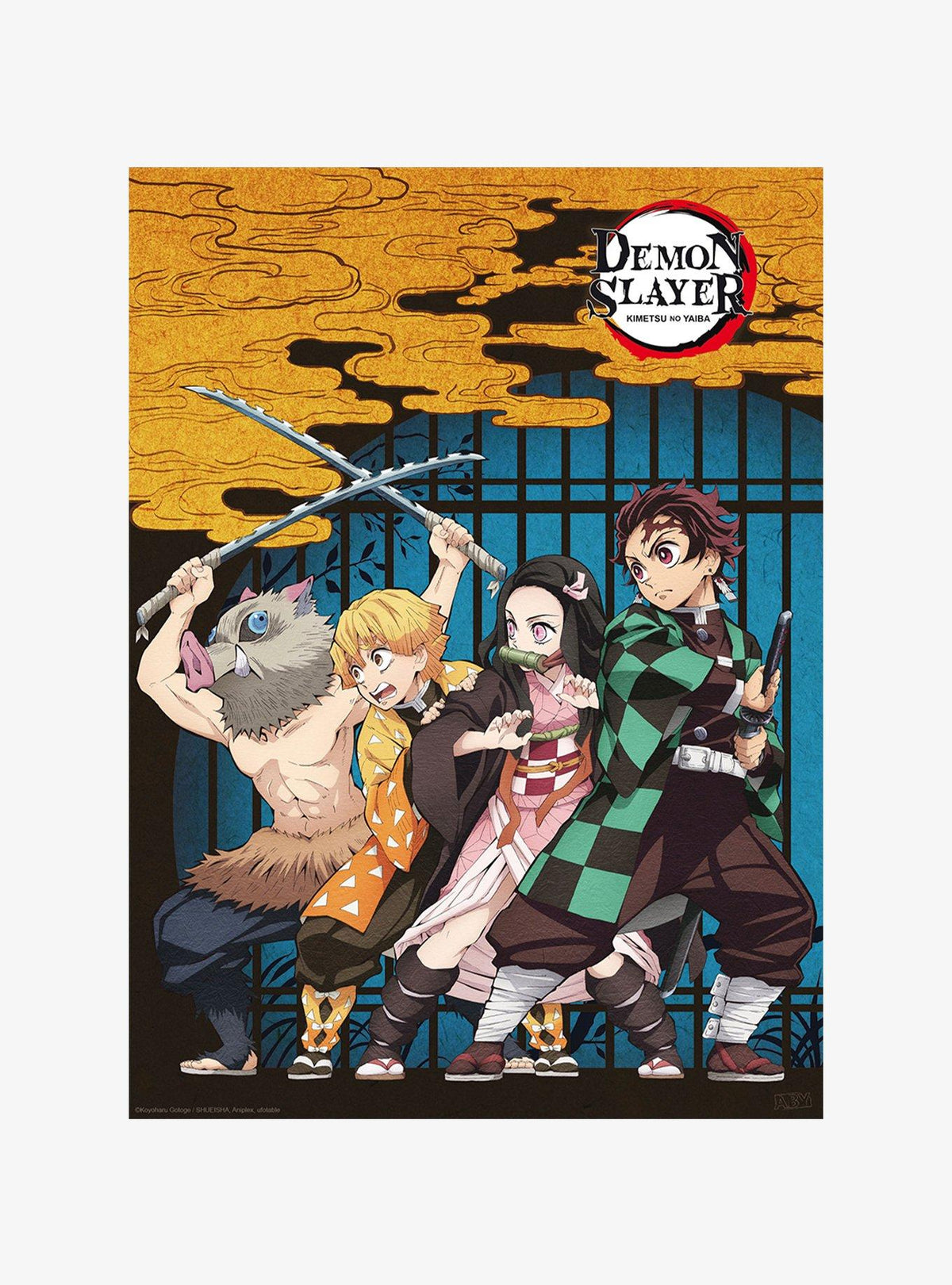 Set de 2 pósteres Demon Slayer