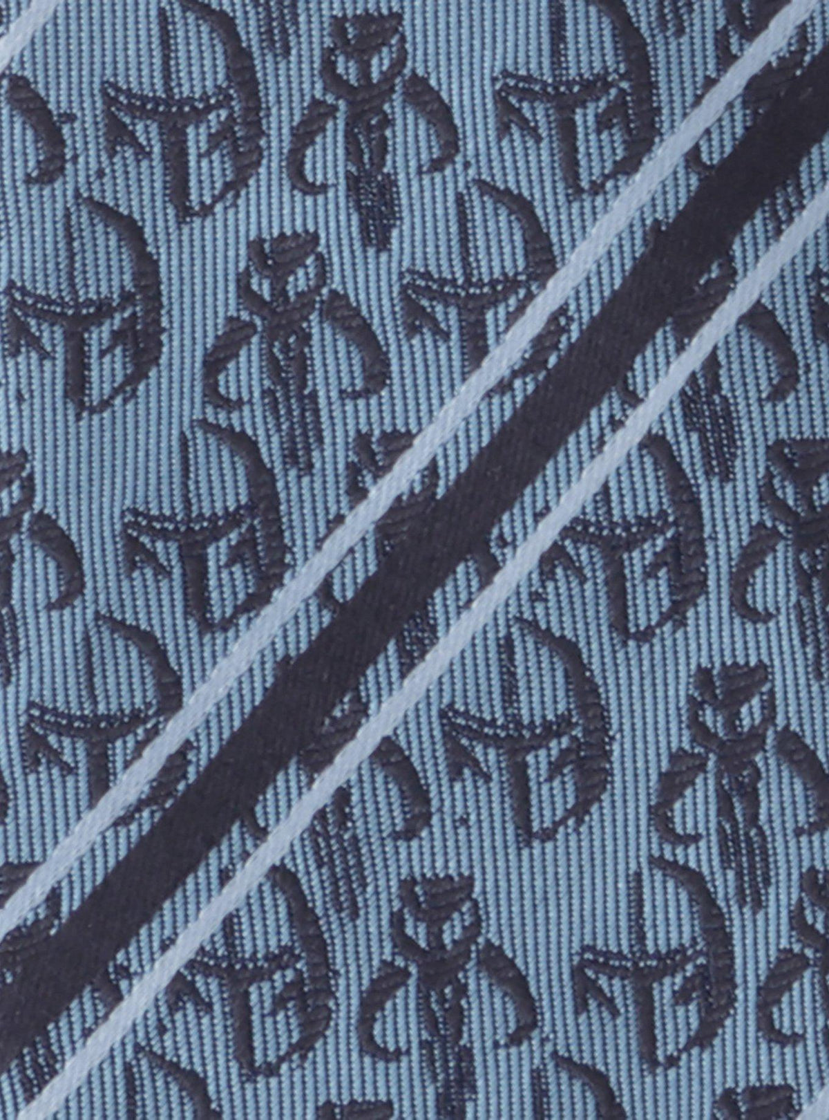 Corbata azul marino de The Mandalorian