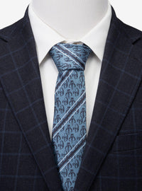 Corbata azul marino de The Mandalorian