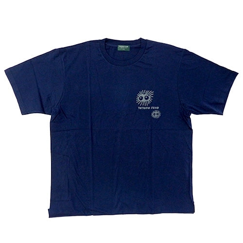 Polera Totoro de la pradera azul marino