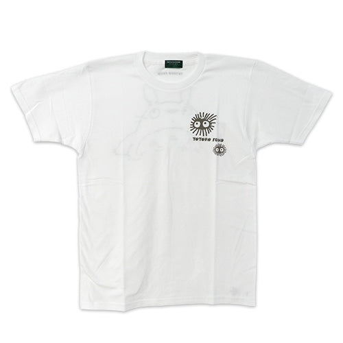 Polera blanca Totoro de la pradera