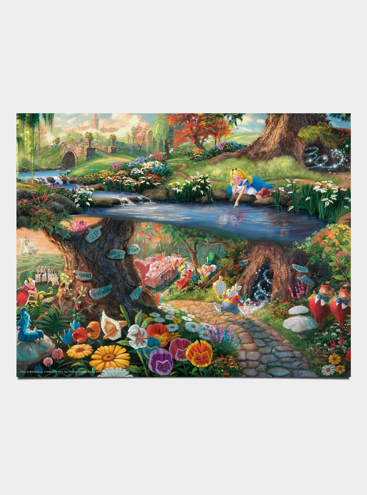 Lámina artística Disney: Alicia en el País de las Maravillas