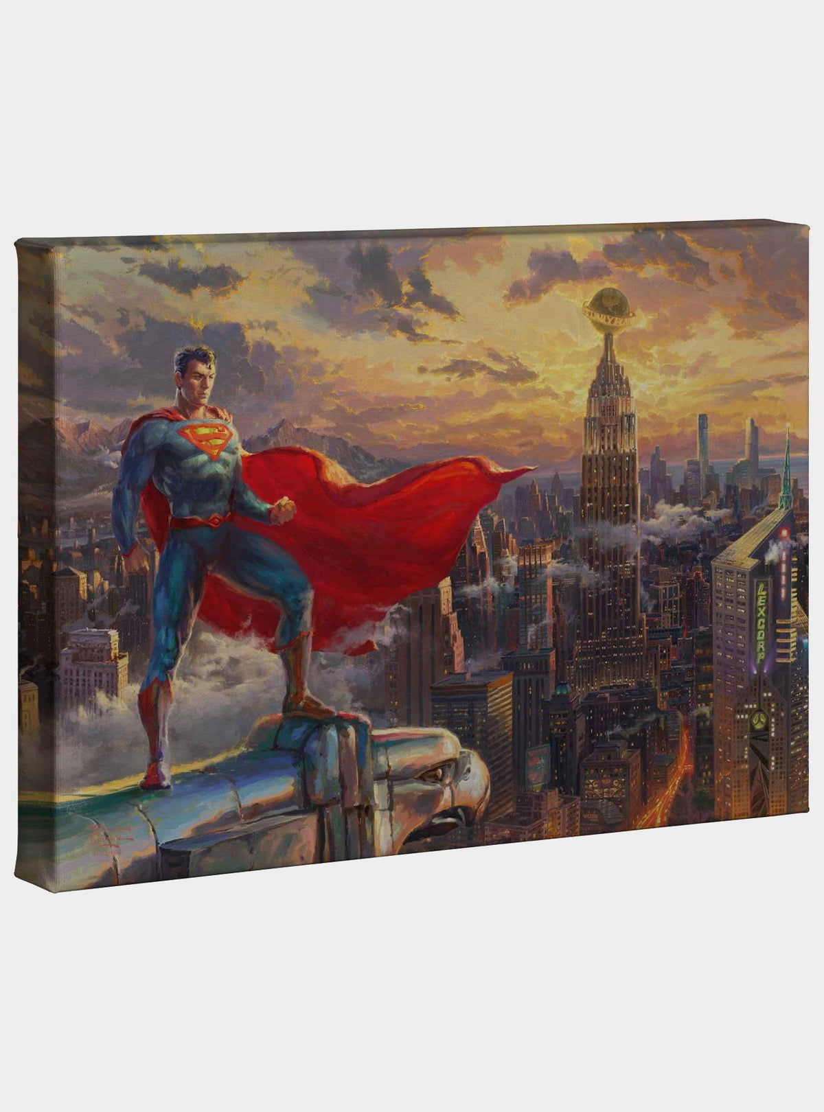 Cuadro canvas DC Comics: Superman protege Metrópolis