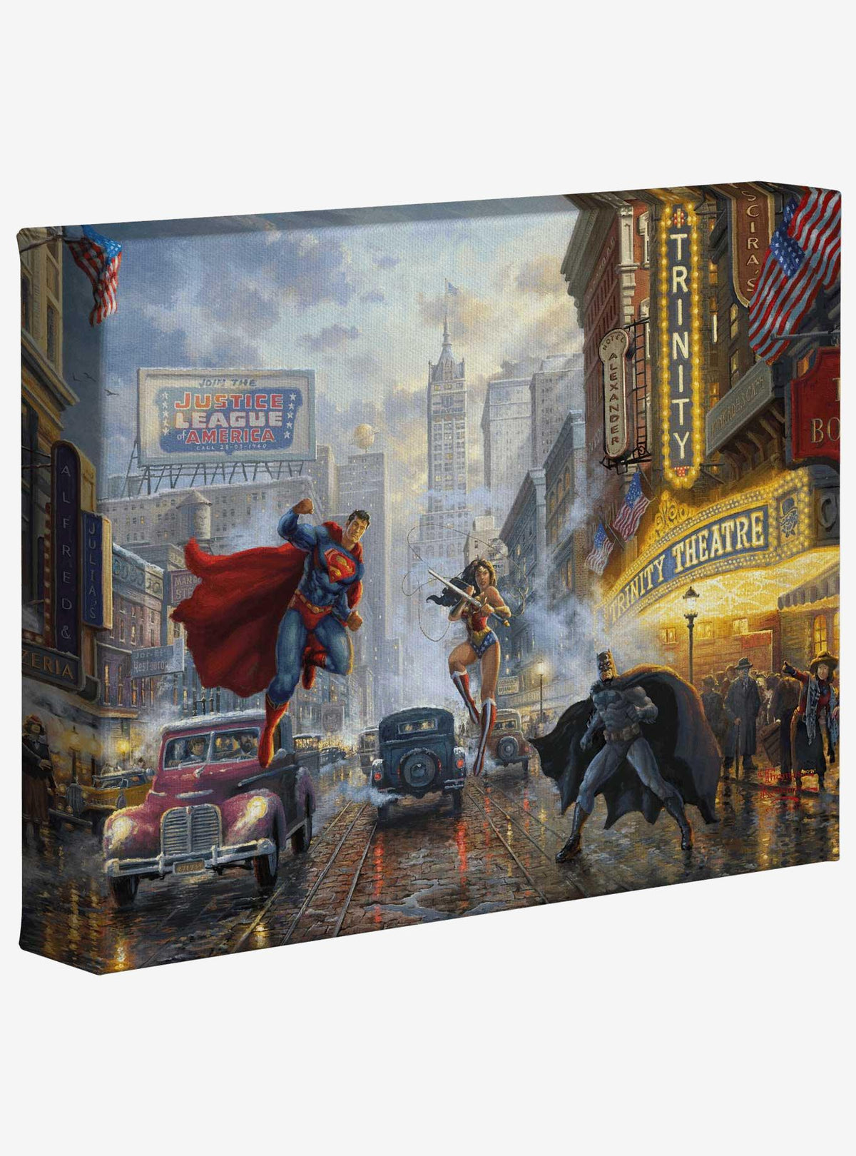 Cuadro en canvas Batman, Superman y Wonder Woman