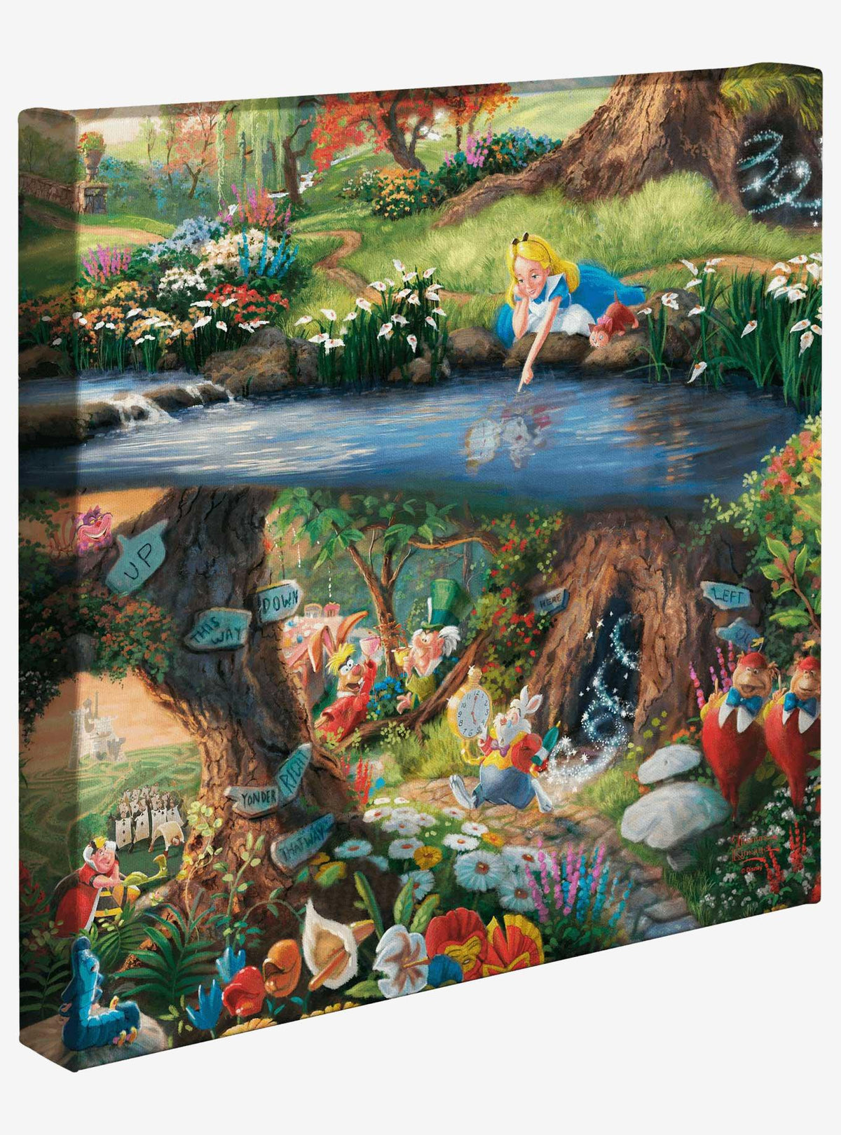 Cuadro Disney Alice in Wonderland 35,6 x 35,6 cm