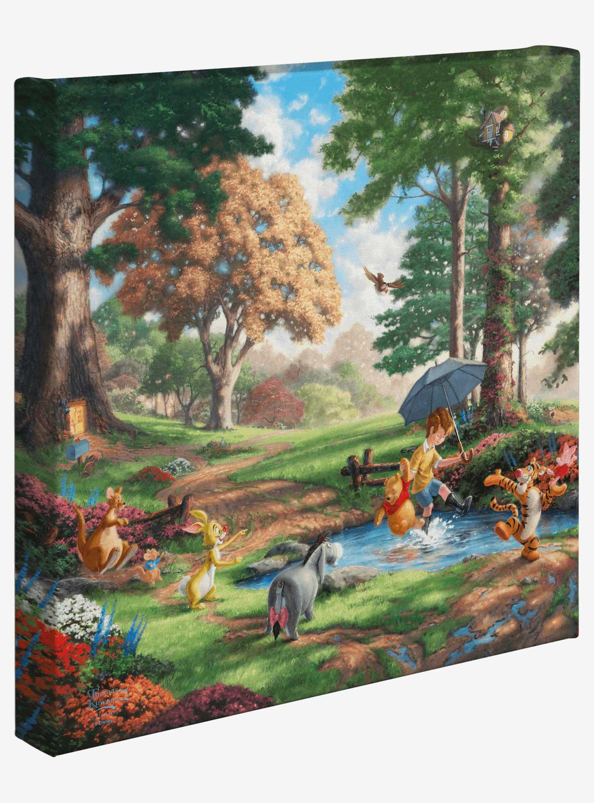 Cuadro en lienzo Winnie the Pooh 35,6 x 35,6 cm